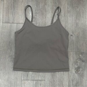 Everlane Perform Gray Spaghetti Strap Camisole Size Small